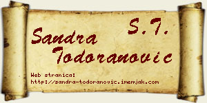 Sandra Todoranović vizit kartica